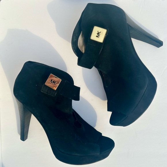 MICHAEL Michael Kors open toe ankle boots/heels - Picture 2 of 6